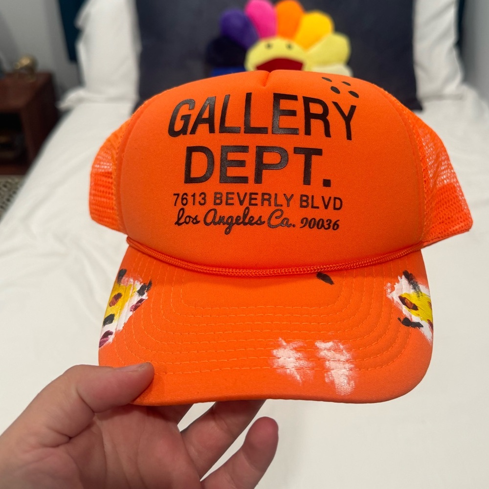 Gallery dept hat, bright orange